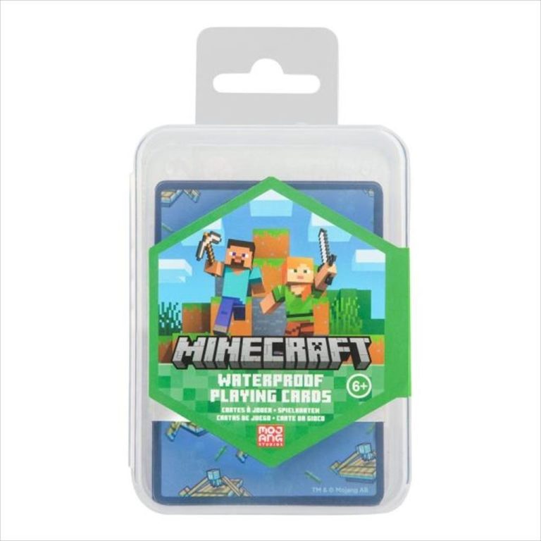 PLAYING CARDS PALADONE MINECRAFT WATERPROOF PP14949MCF