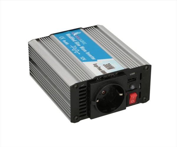 Car power voltage converter extralink opim-300w 12v>230v 300w/600w, w/usb ,ex.18037