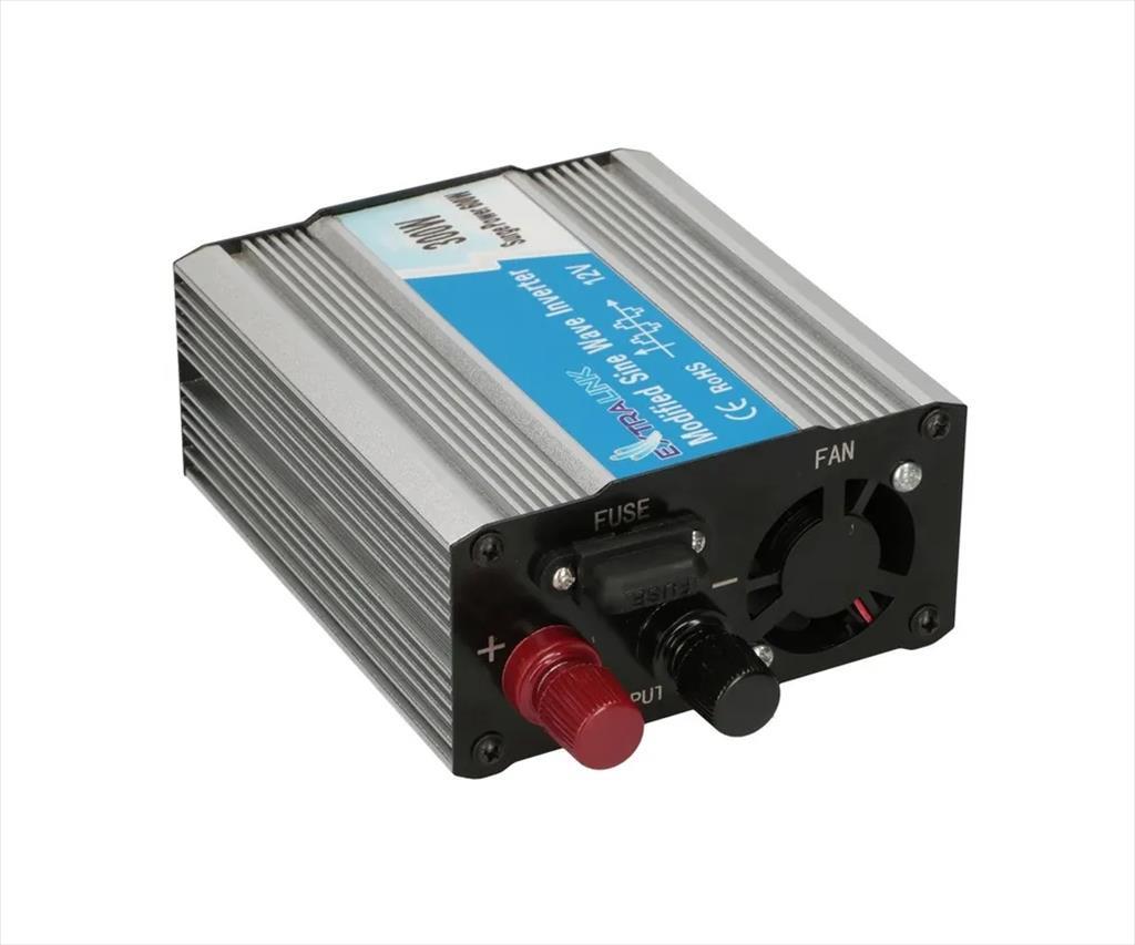 CAR POWER VOLTAGE CONVERTER EXTRALINK OPIM-300W 12V>230V 300W/600W, w/USB ,EX.18037 - Image 2