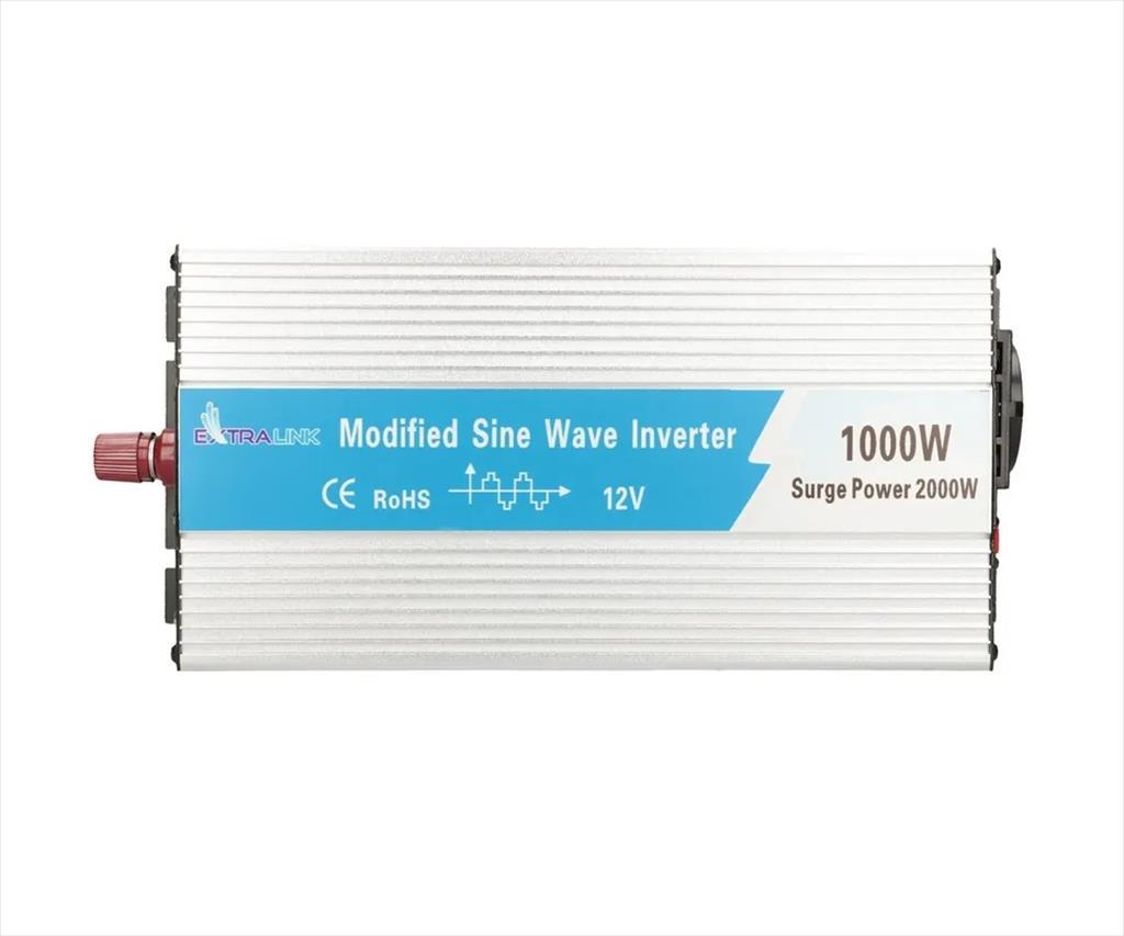 CAR POWER VOLTAGE CONVERTER EXTRALINK OPIM-1000W 12V>230V 1000W/2000W, w/USB ,EX.18136 - Image 3