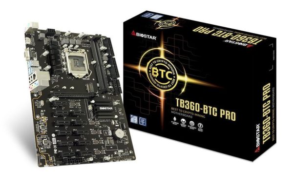 Mb 1151 tb360-btc pro 2.0 biostar 2xddr4 2666mhz, vga, hdmi, pciex16, 11xpciex1, m.2, 4xsata, gblan