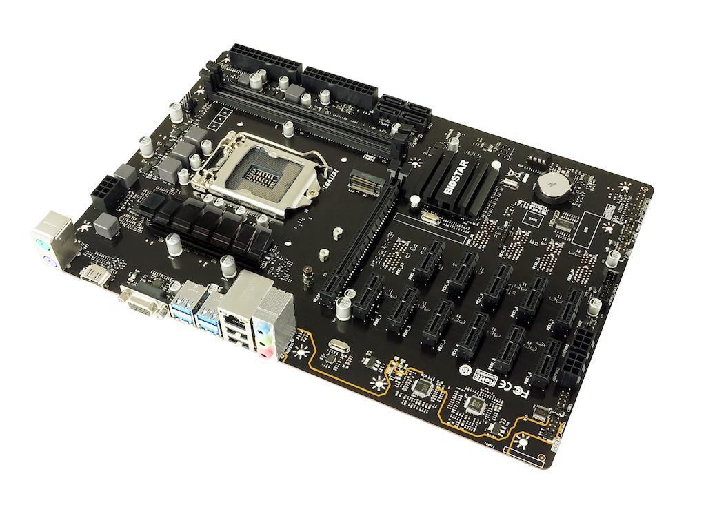 MB 1151 TB360-BTC PRO 2.0 BIOSTAR 2xDDR4 2666Mhz, VGA, HDMI, PCIex16, 11xPCIex1, M.2, 4xSATA, GbLan - Image 3