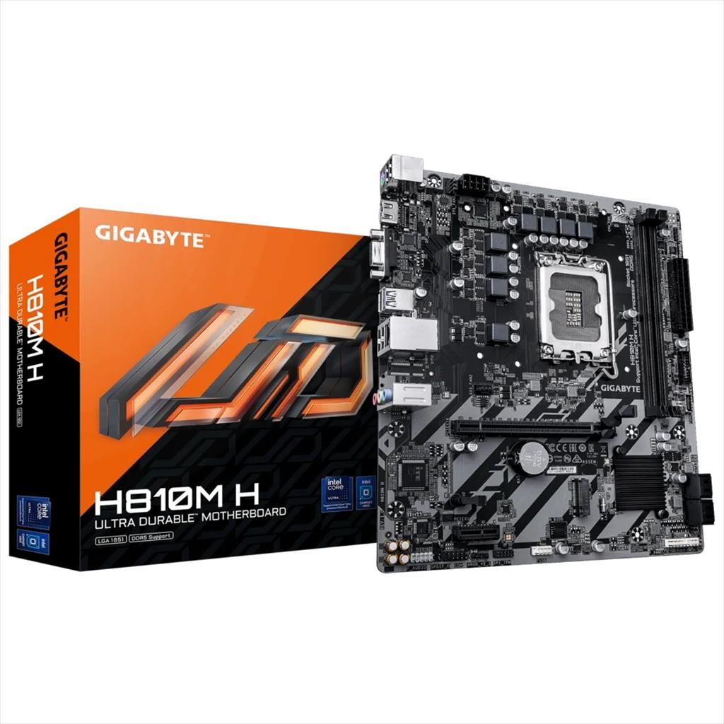 MB 1851 H810M-H ASROCK, 2xDDR5 6400MHz, M.2, HDMI, PCIex16 4.0, PCIex1, 4xSATAIII, 4xUSB3.2Gen1, 7.1 ChannelsMB 1851 H810M-H ASROCK, 2xDDR5 6400MHz, M.2, HDMI, PCIex16 4.0, PCIex1, 4xSATAIII, 4xUSB3.2Gen1, 7.1 Channels