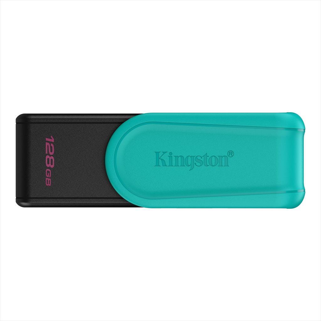USB Flash Drive 3.2 Gen1 128GB KINGSTON DATA TRAVELER EXODIA S, Black/Blue, DTXS/128GB