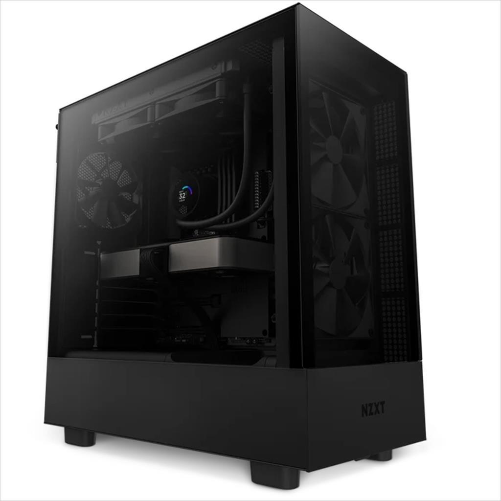 COOLERS CPU AIO NZXT Kraken 240, 2x120mm F120P fans, w/1.54" LCD display, RL-KN240-B1, matte black - Image 5