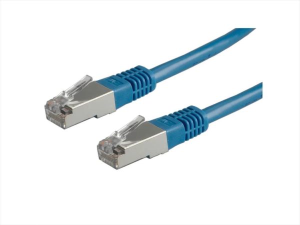 Cables net patch s/ftp cat6 0.5m blue (pimf) secomp, 21.99.1324-250