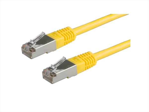 Cables net patch s/ftp cat6 0.5m yellow (pimf) secomp, 21.99.1322-250