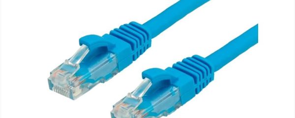 CABLES NET PATCH UTP CAT6a (500 MHz / Class EA) 0.3m blue Secomp, 21.99.1454-100