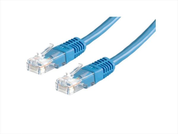 Cables net patch utp cat6 0.5m blue secomp, s1750-250