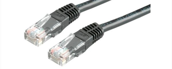 CABLES NET PATCH UTP CAT6 0.5m black Secomp, 21.99.1525-250