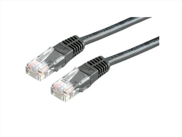 Cables net patch utp cat6 0.5m black secomp, 21.99.1525-250