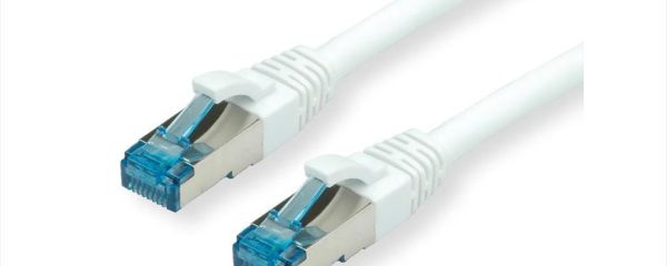 CABLES NET PATCH S/FTP CAT6A 0.3m white (PiMF) Secomp, 21.99.1974-100