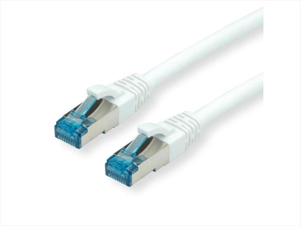 Cables net patch s/ftp cat6a 0.3m white (pimf) secomp, 21.99.1974-100