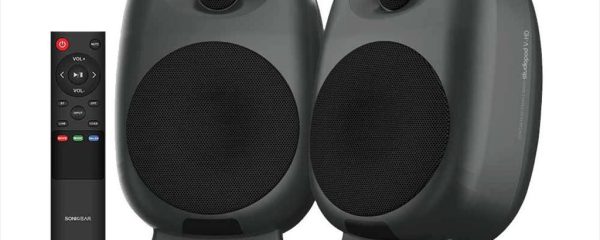 SPEAKERS 2.0 SONICGEAR STUDIO POD V-HD, 80W RMS, BT 5.0, Aux, Remote control, Black