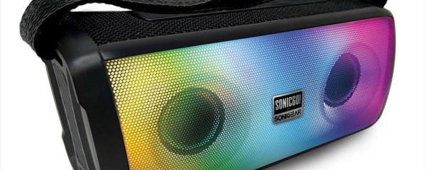 SPEAKERS BLUETOOTH SONICGEAR SONICGO! 3 RGB, 10W, BT 5.3, Aux, USB, FM Radio, Black