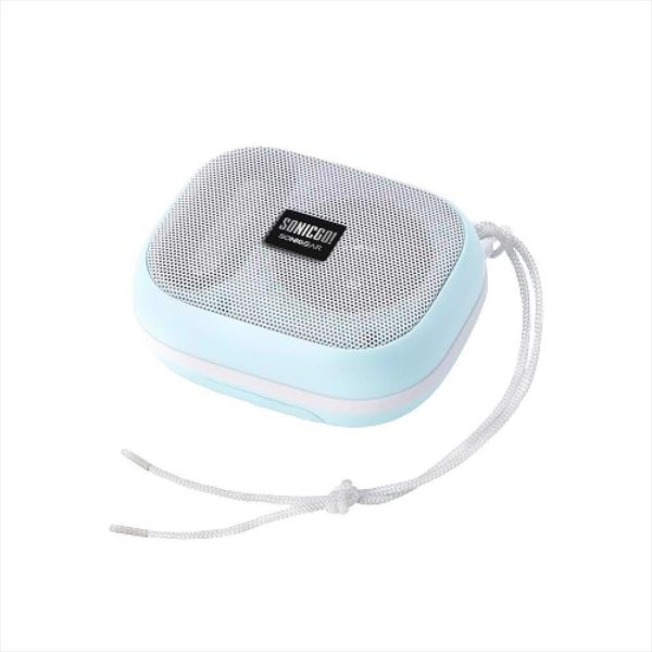 SPEAKERS BLUETOOTH SONICGEAR SonicGo! 101 Aqua, 10W, IPX7 Waterproof, BT 5.3, TF Card, FM Radio, 5 Hour Playtime, Mint