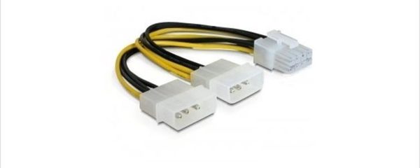 CONVERTOR MOLEX x2 TO 8-pin VGA POWER DELOCK 82397