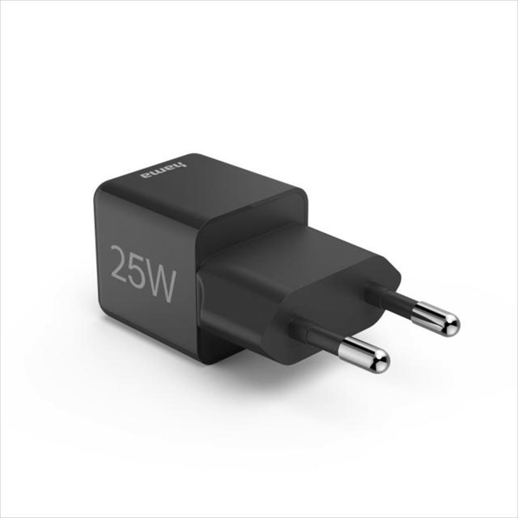 PHONE CHARGER HAMA FAST CHARGE Type-C 25W Black, 201985 - Image 3