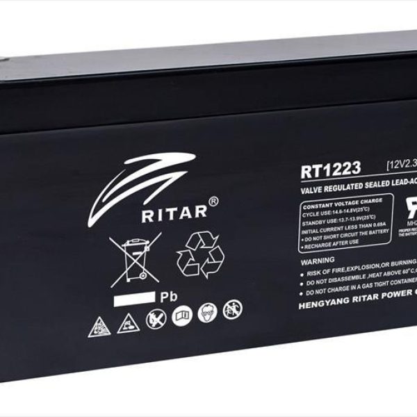 UPS BATTERY 12V 2.3Ah RITAR RT1223 (177x35x62 mm)
