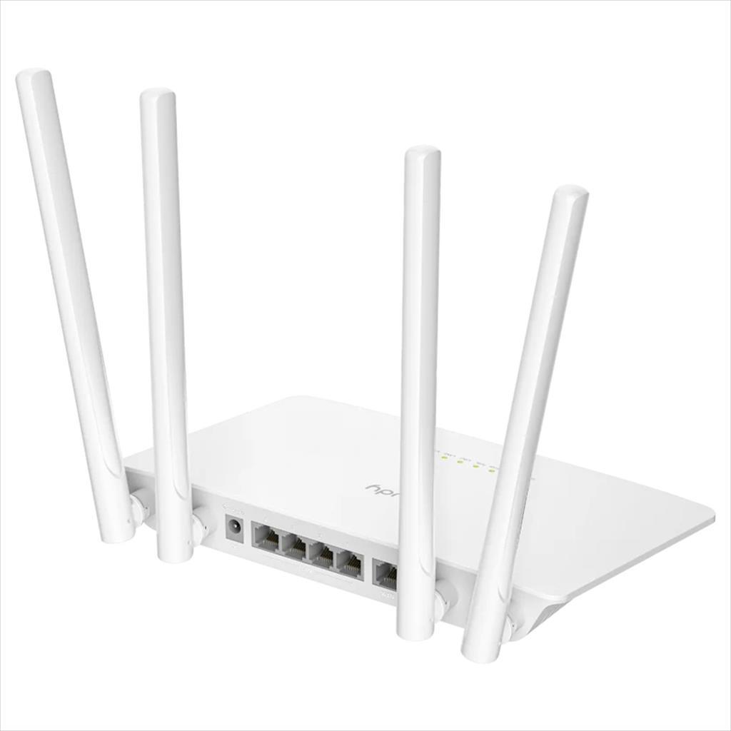 NET ROUTER WIRELESS 300N CUDY WR300S , w/4 antennas, 1x WAN port, 4x LAN 100 ports - Image 3