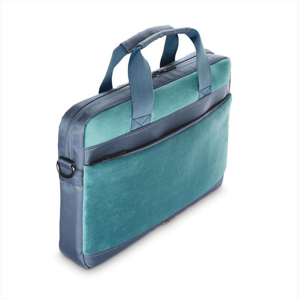 BAG NB HAMA VELVET (15.6"- 16.2"), PETROL BLUE, 217260 - Image 3