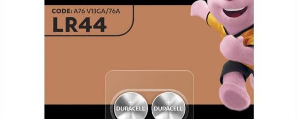 Battery DURACELL ALKALINE, LR44 1.5V price for 2pcs in blister