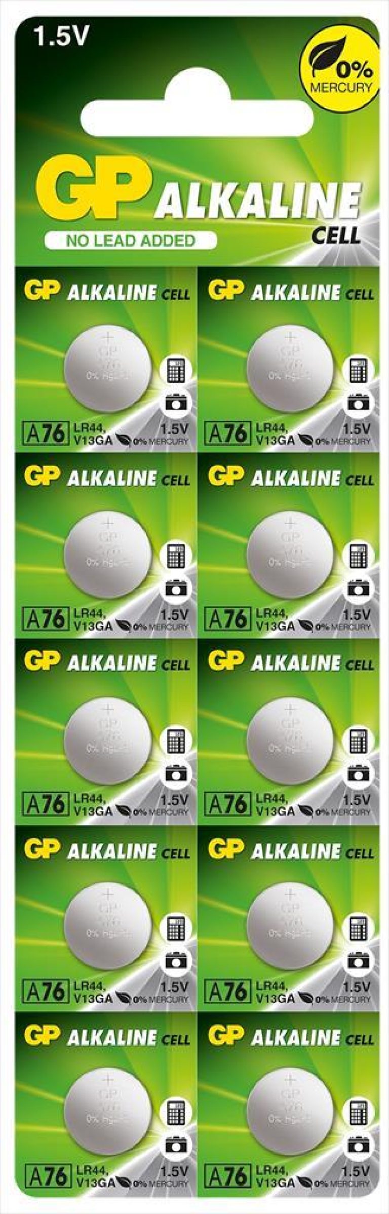 Battery GP ALKALINE, LR44 1.5V price for 1pcs in blister (10pcs pack)