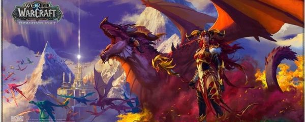 MOUSEPAD BLIZZARD World of Warcraft Dragonflight - Alexstrasza & Dragon XL 900x420x4mm