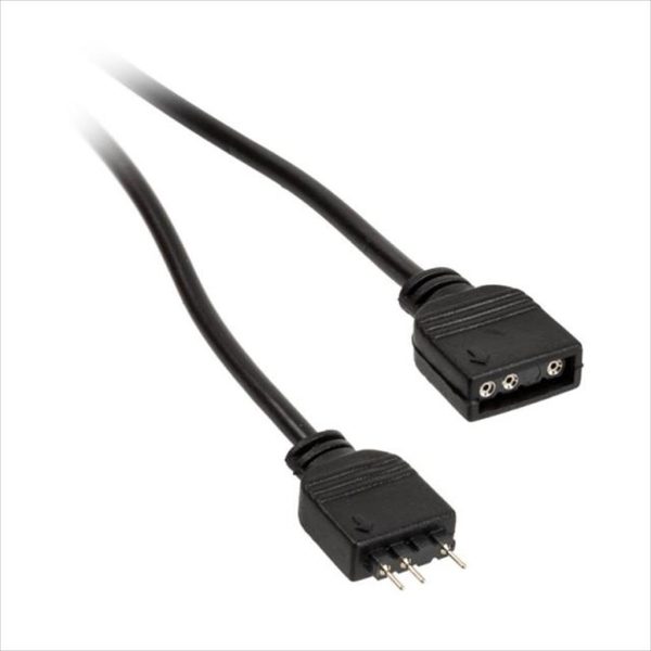 CONVERTOR EXTENSION CABLE FOR 5V 3-pin ARGB ACCESSORIES (50cm) KOLINK BLACK