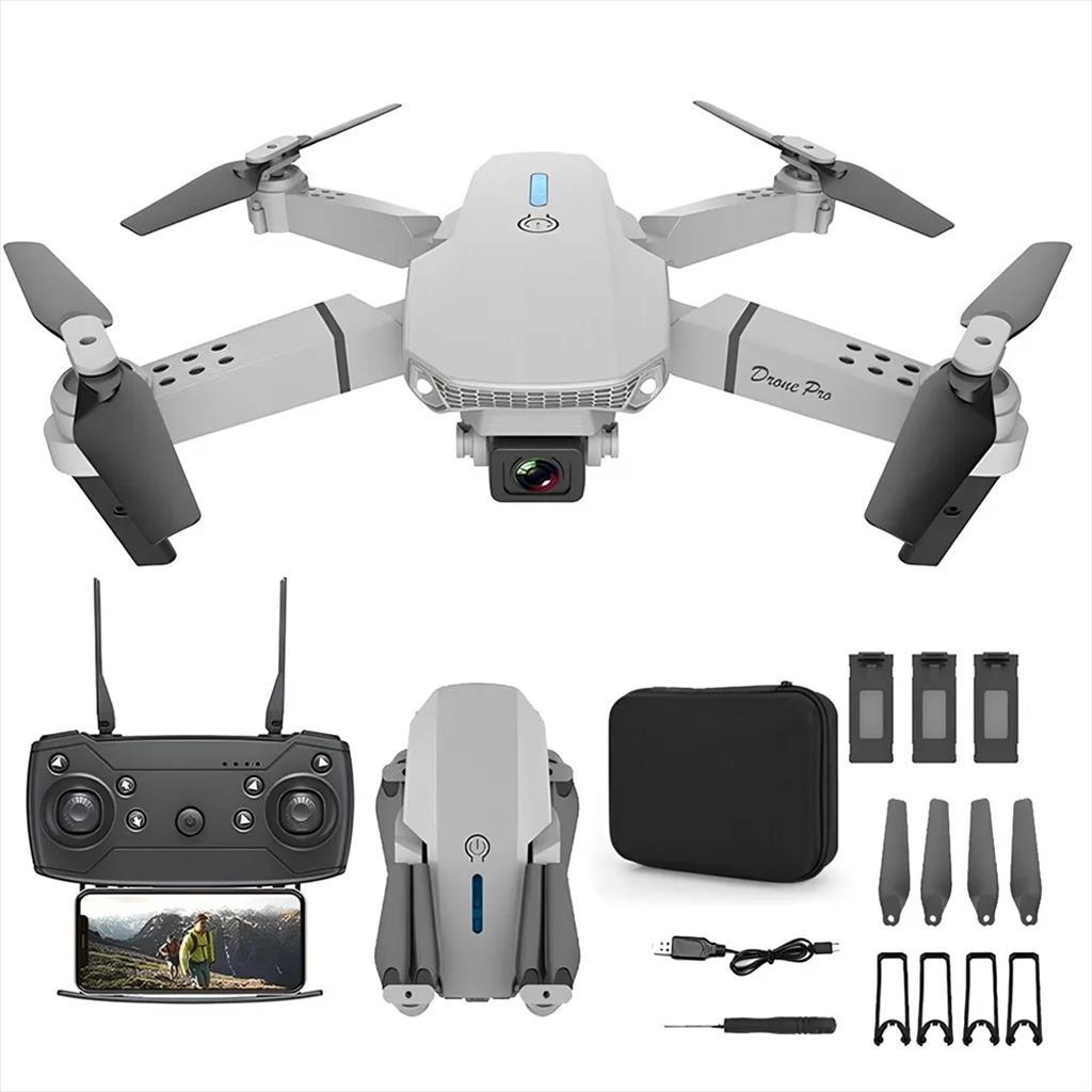 DRONE EXTRALINK E88 Pro Set: Drone + 3 Batteries + Case 1800mAh 1080p