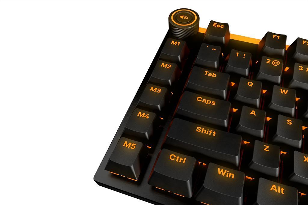 KEYBOARD MECHANICAL BE QUIET! LIGHT MOUNT SILENT, Tactile switch HS, 5 customizable macro keys, ARGB, Palm rest, Black, BT004US - Image 5