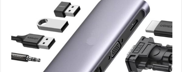 DOCKING STATION TYPE-C 9 in1, HDMI / VGA / 3 x USB 3.1 Gen 1 / 1xType-C (PD 100W)/ GBLanRJ45 / MicroSD/SD reader/ 3.5mm/ GRAY/ SOTAKO ST-C0901
