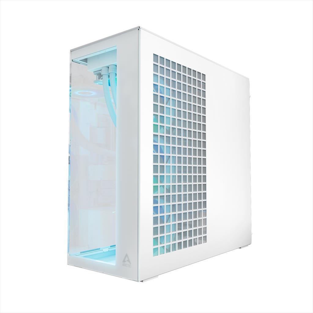 CASE ARCTIC E-ATX Mid-Tower XTENDER WHITE with tempered glass,2x120mm P12 Pro ARGB, 3x140mm P14 Pro Reverse ARGB, 2x USB-A 3.2 , USB-C 3.2,3.5 mm Jack, ACPCC00014A - Image 3