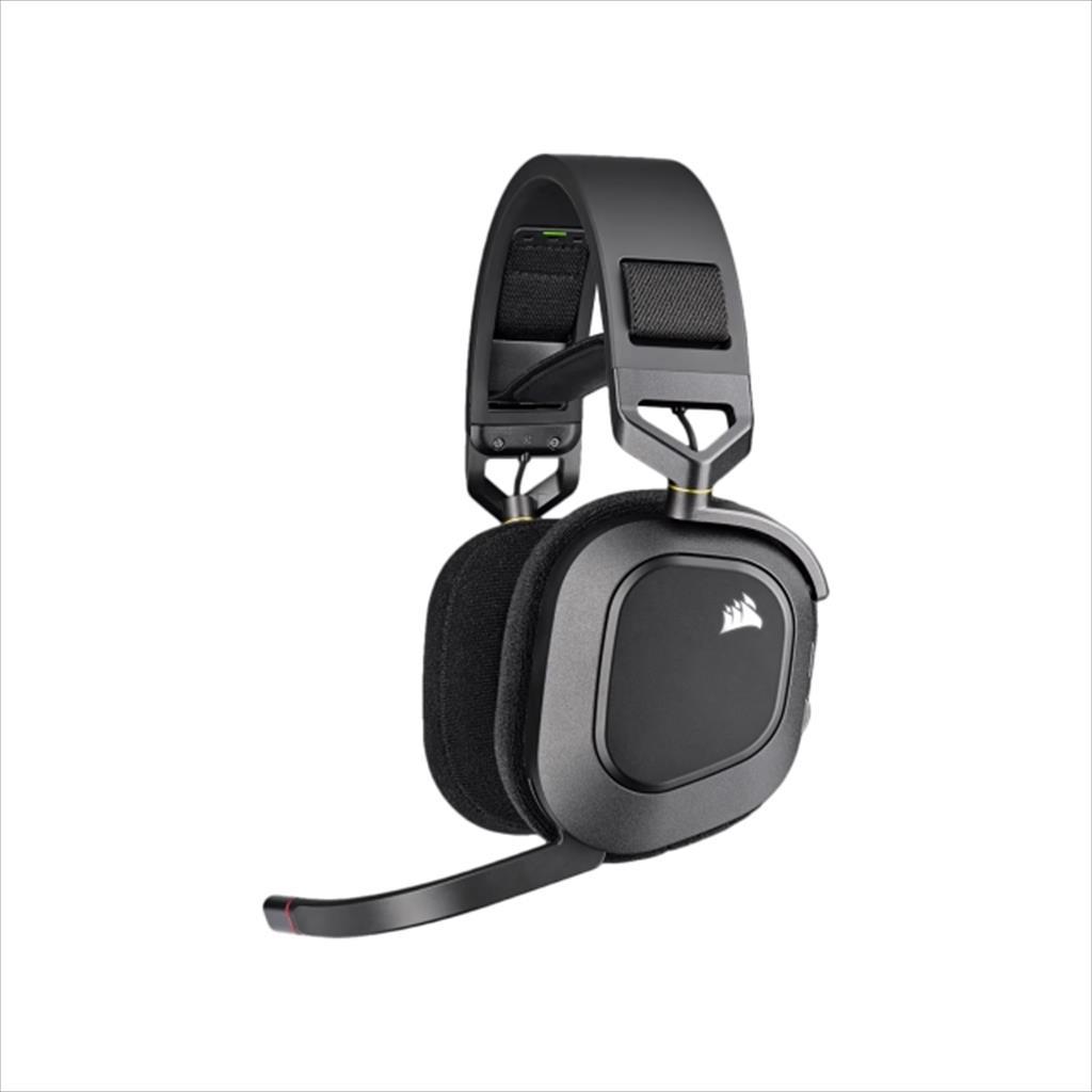 HEADPHONES CORSAIR Gaming-Headset HS80 Wireless RGB w/microphone, Carbon CA-9011235-EU - Image 2