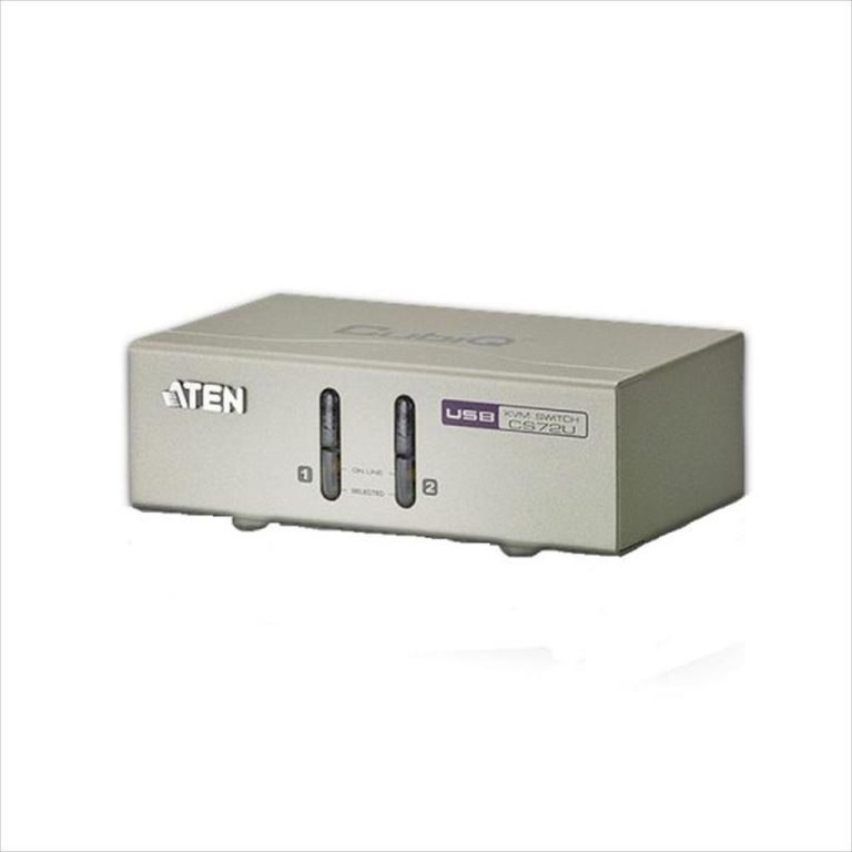 KVM Switch 2port, USB, VGA, Audio ATEN, CS72U