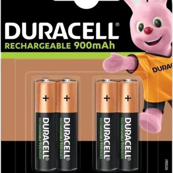 Battery DURACELL RECHARGEABLE, 4xAAA R03, 900mAh