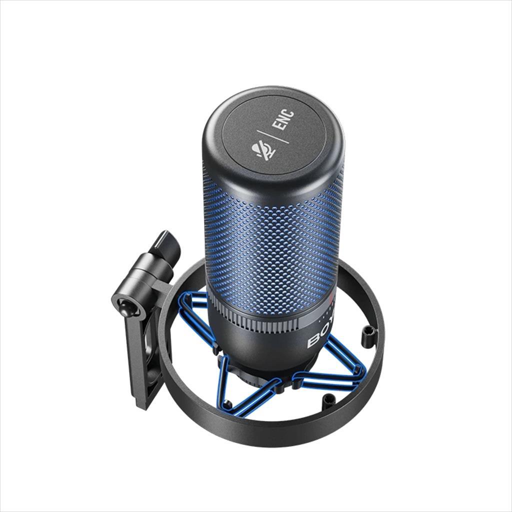 MICROPHONE BOYA USB Type-C BOYA K3, RGB, Cardioid, Black - Image 4