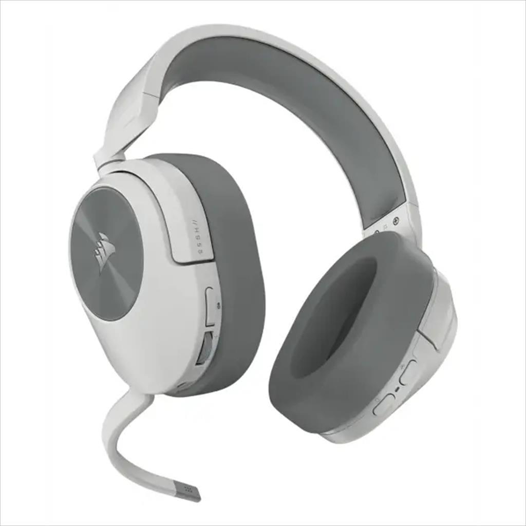 HEADPHONES CORSAIR Gaming-Headset HS55 Wireless w/microphone, White CA-9011281-EU - Image 4