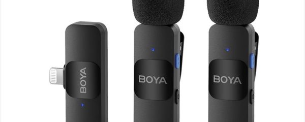MICROPHONE WIRELESS BOYA BY-V2, 2x MIC, USB-C receiver, black