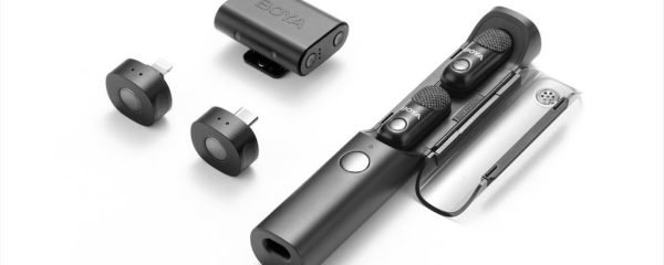 MICROPHONE WIRELESS SYSTEM BOYA LINK ALL IN ONE MAGIC-02, 2xMIC, USB-C, Lightning, Camera receiver, black