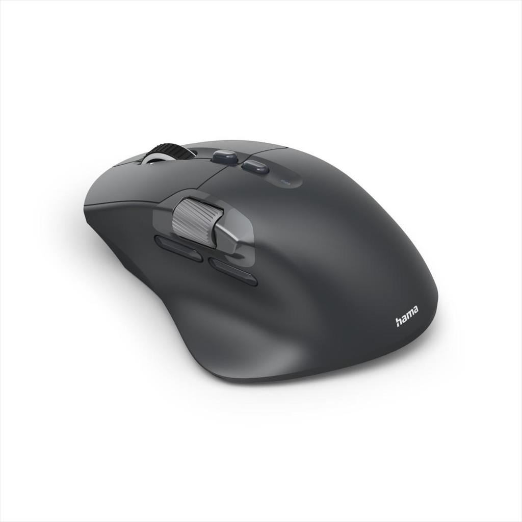 MOUSE WIRELESS USB HAMA WM-900 ERGONOMIC, w/Bluetooth Black, 173097 - Image 3