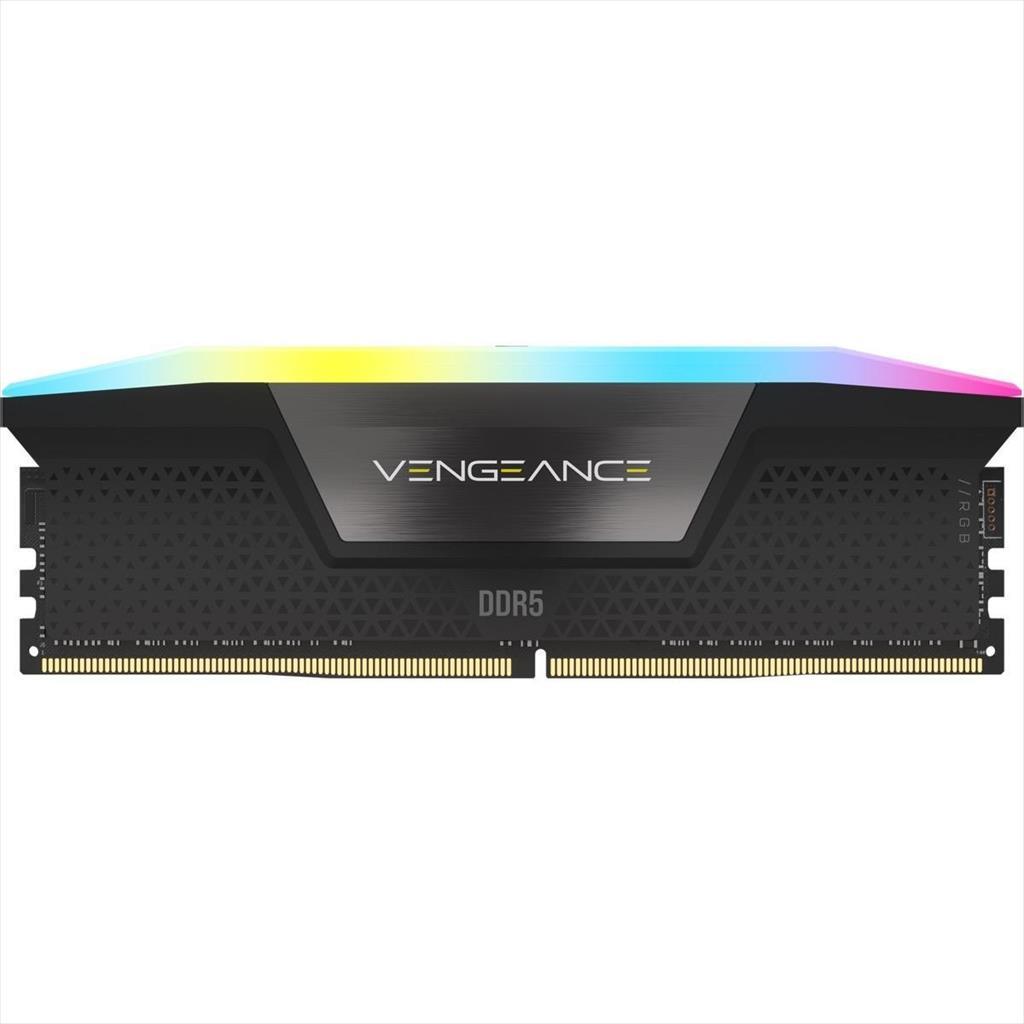 RAM DDR5 32GB (2x16GB) 6400MHz CL36 CORSAIR Vengeance RGB Grey, EXPO & XMP, CMH32GX5M2B6400Z36 - Image 3