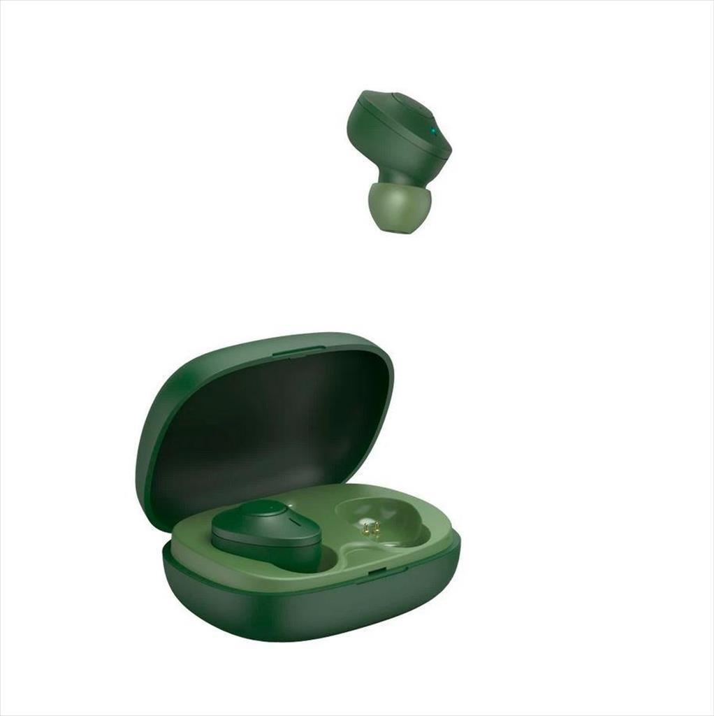 EARPHONES WIRELESS HAMA Freedom Buddy, Bluetooth w/microphone, Green 184166