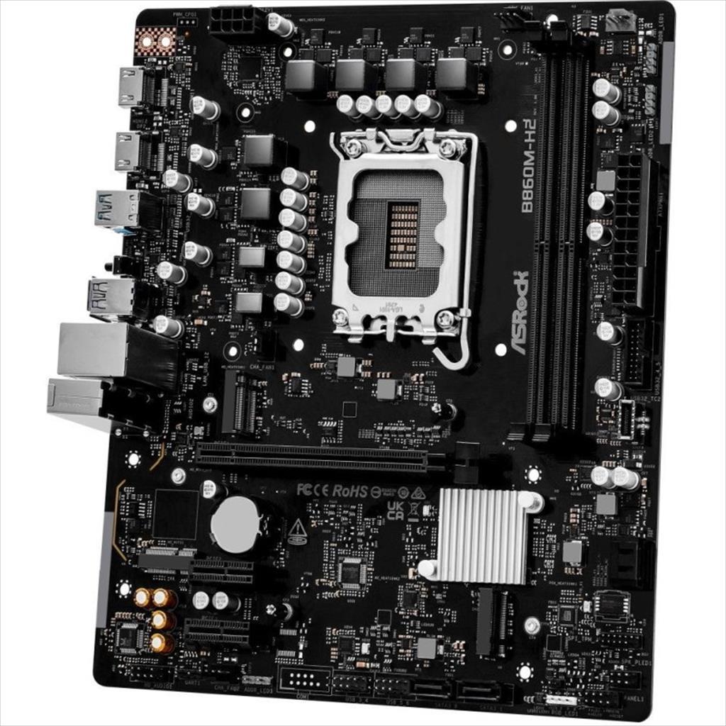 MB 1851 B860M-H2 ASROCK, 2xDDR5 8333MHz(OC), PCIex16 4.0, 2xPCIex1 4.0, 2xM.2, 4xSATAIII, 2xHDMI - Image 3