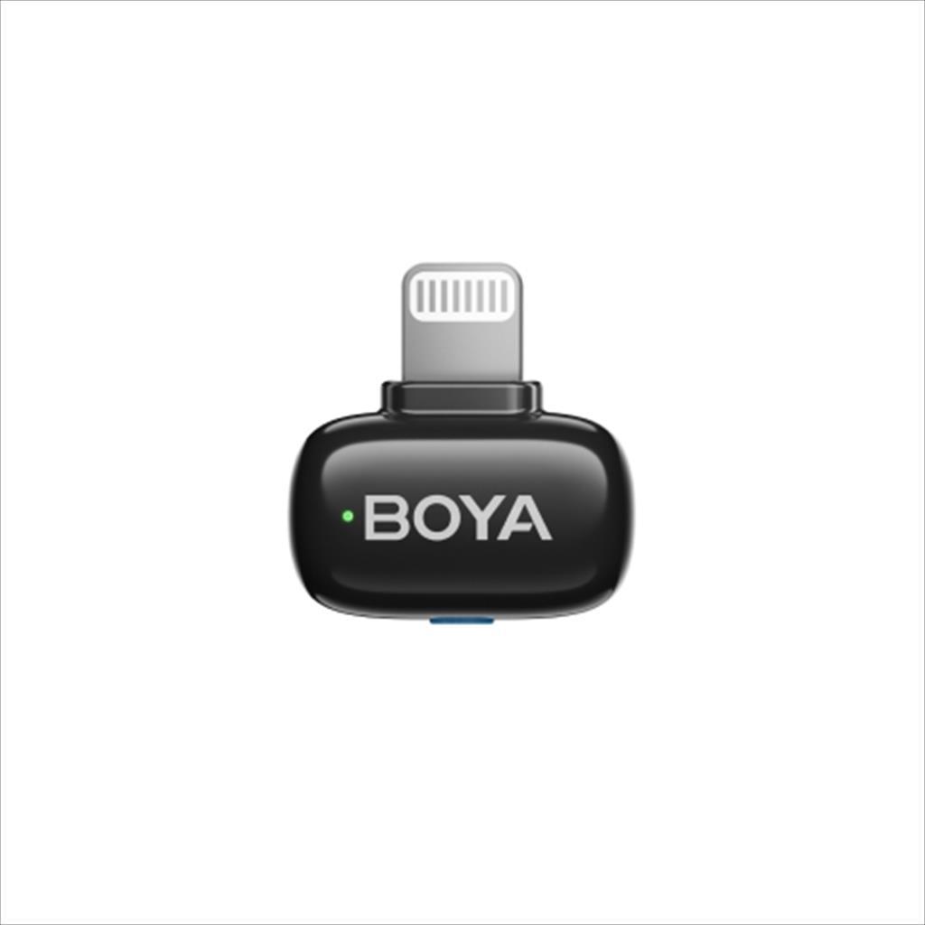 MICROPHONE WIRELESS SYSTEM BOYA MINI 15, 2xMIC, USB-C receiver, black - Image 3