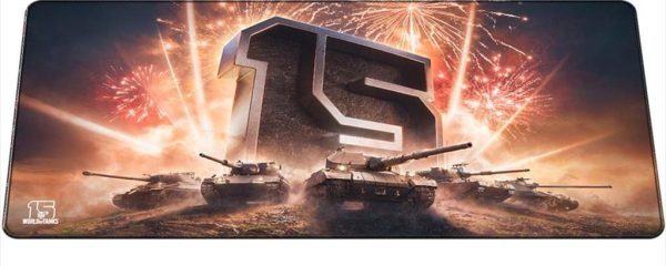 MOUSEPAD World of Tanks 15 Anniversary, XL 900x420x3mm