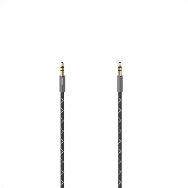 CABLES AUDIO HAMA 3.5 mm Jack Plug - Plug, Stereo, Metal, Gold-Plated, 0.75 m  HAMA-205129