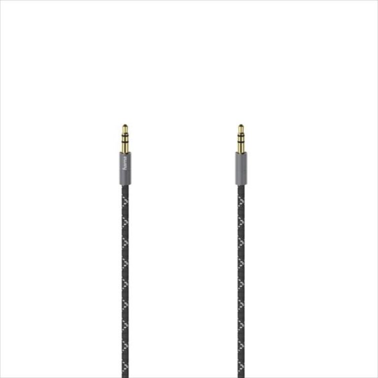 CABLES AUDIO HAMA 3.5 mm Jack Plug - Plug, Stereo, Metal, Gold-Plated, 0.75 m  HAMA-205129