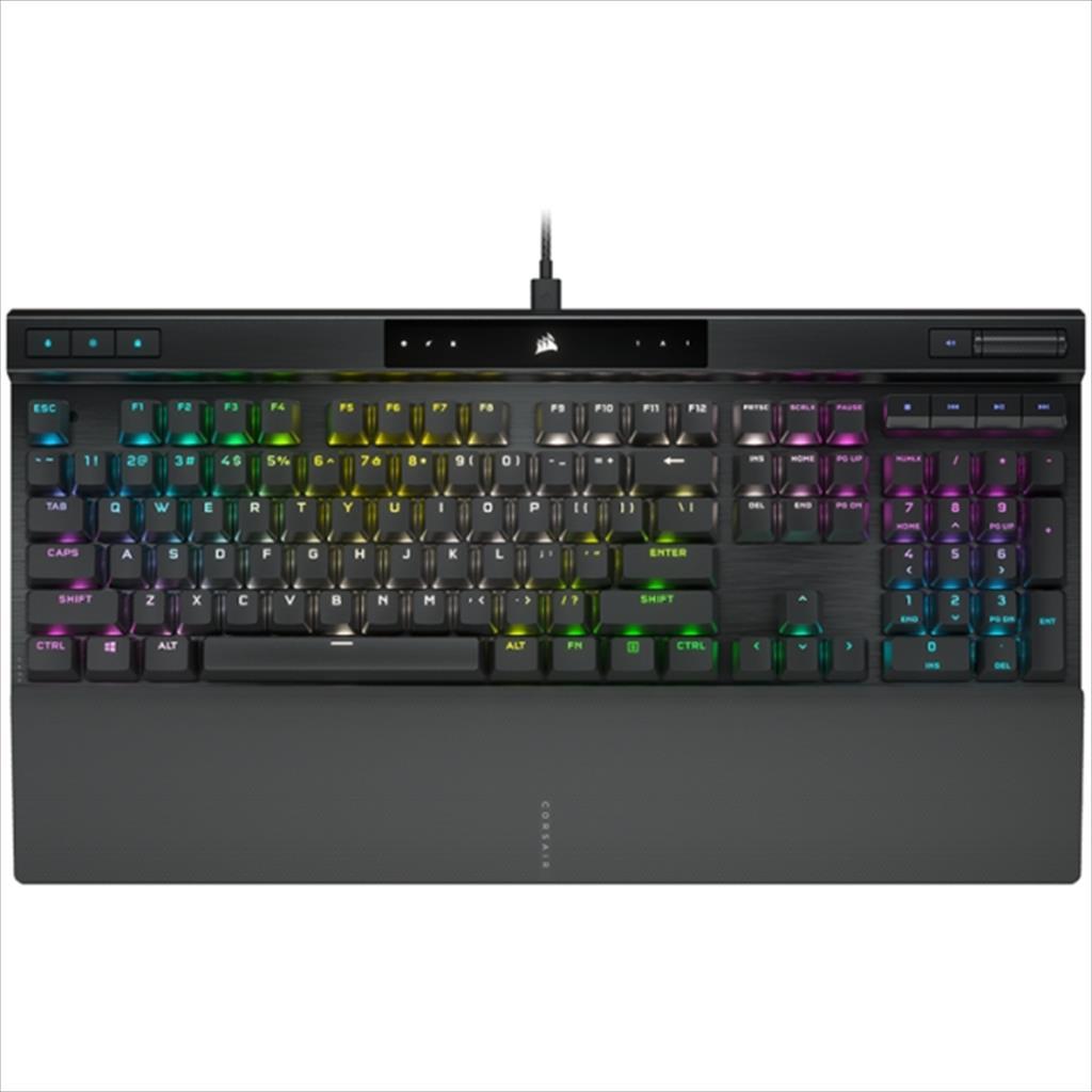 KEYBOARD MECHANICAL CORSAIR K70 PRO RGB, CHERRY MX RED SWITCH, Black, CH-9109410-NA