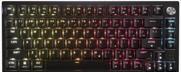 KEYBOARD MECHANICAL CORSAIR K65 PLUS  RGB LED 75%  MLX Fusion Tactile (Wired+Bluetooth), Black, CH-91D441F-NA